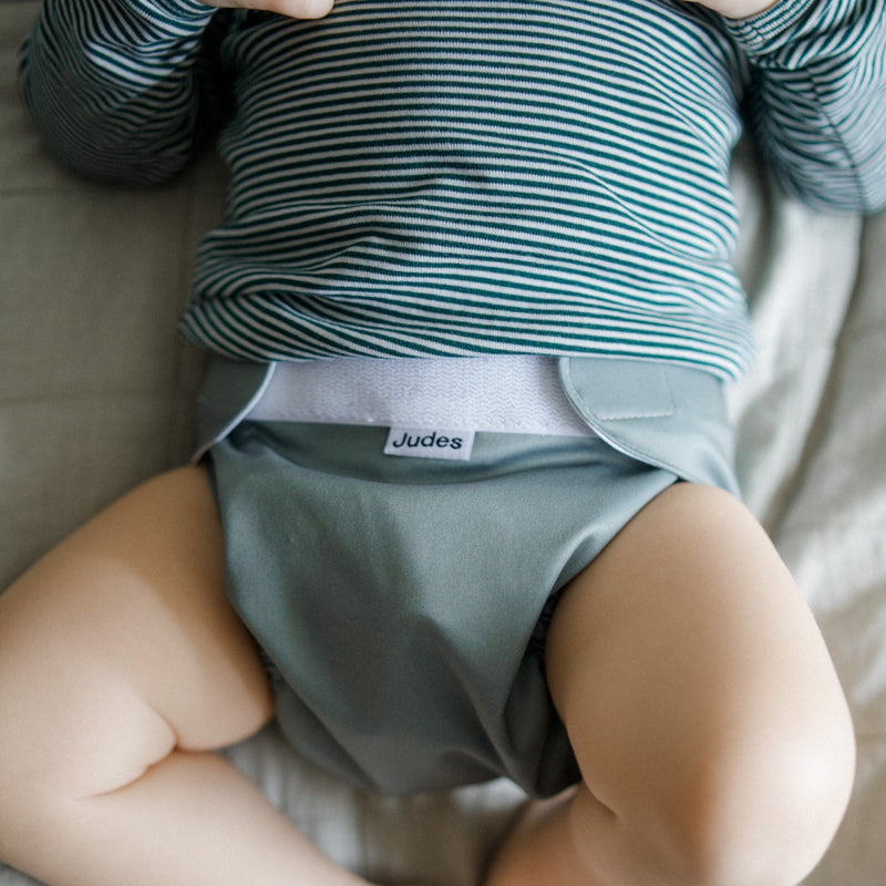 Judes Baby liegt Stoffwindel Kale grün 