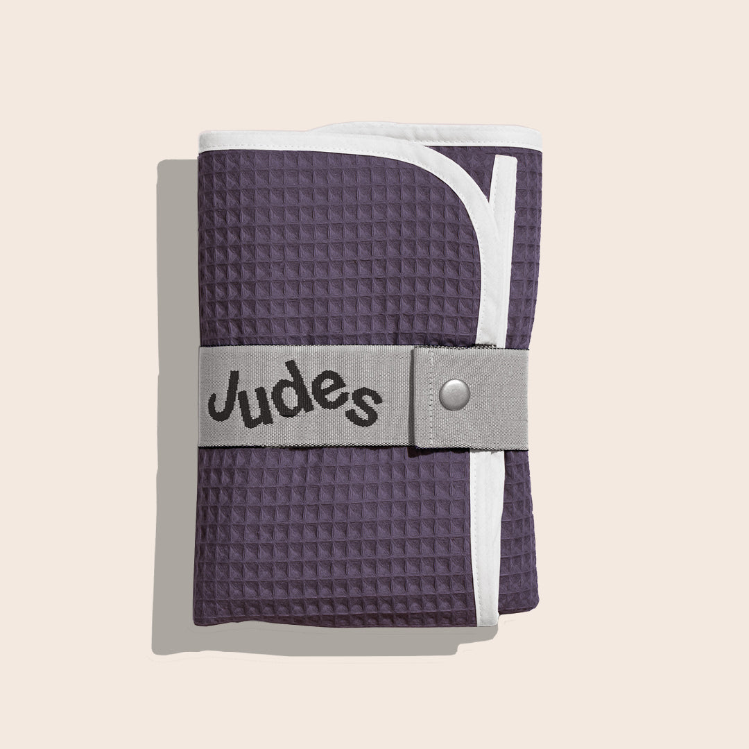Changing Mat in Plum from Judes Family