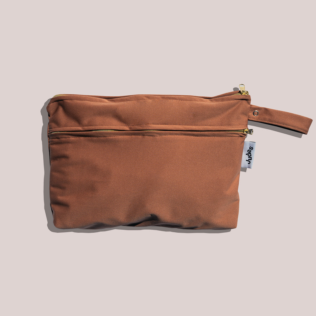 Small wetbag in Mocha from Judes Family - Kleiner Windelbeutel in Mocha von Judes Family