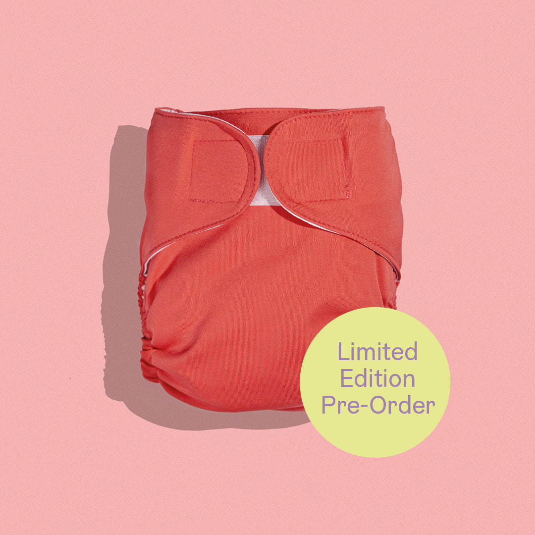 Judes Cloth Diaper Coral