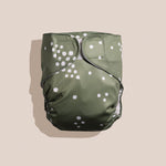 Cover for Judes Cloth Diaper in Kale Dots