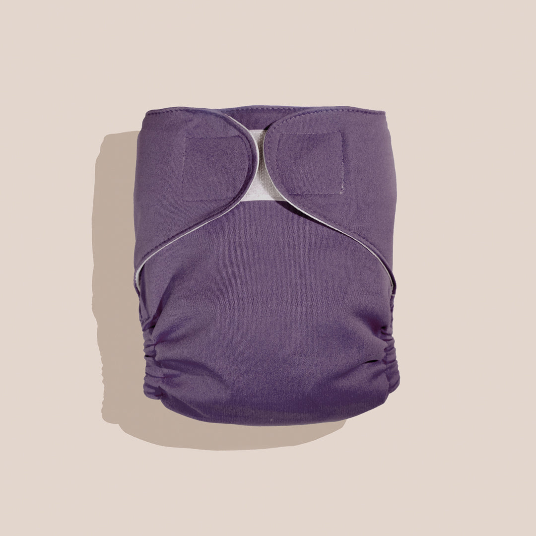 Judes Cover for Cloth Diaper in Plum
