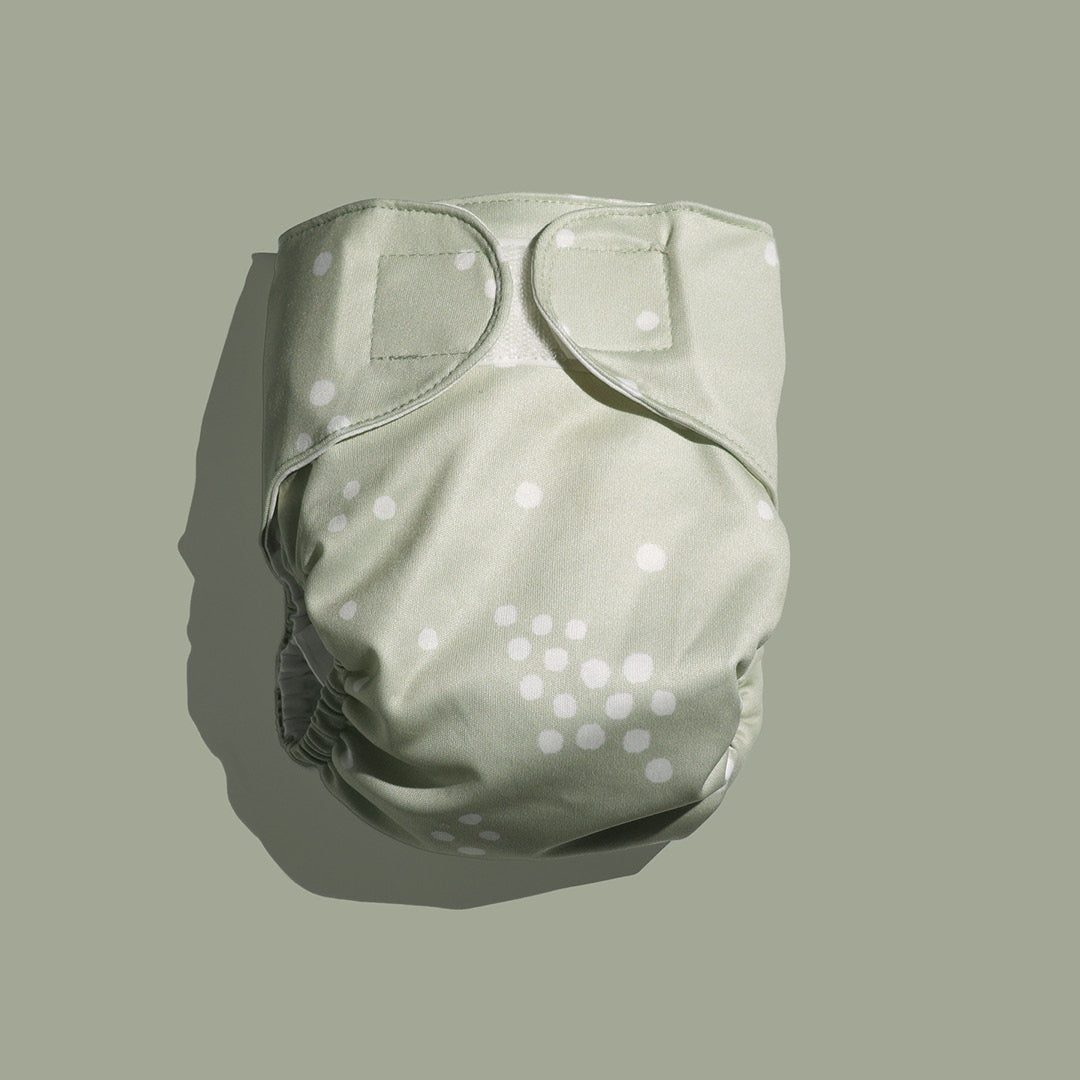 Judes Diaper Cover - Cloudy Dots
