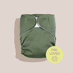 Pre-loved Judes Cover for Cloth Diaper in Kale