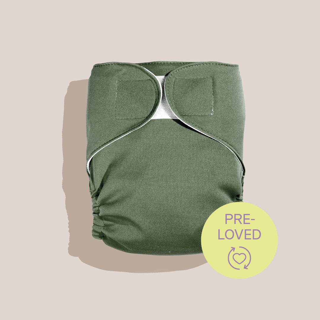 Pre-loved Judes Cover for Cloth Diaper in Kale