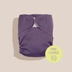 Pre-Loved Judes Cover for Cloth Diaper in Plum