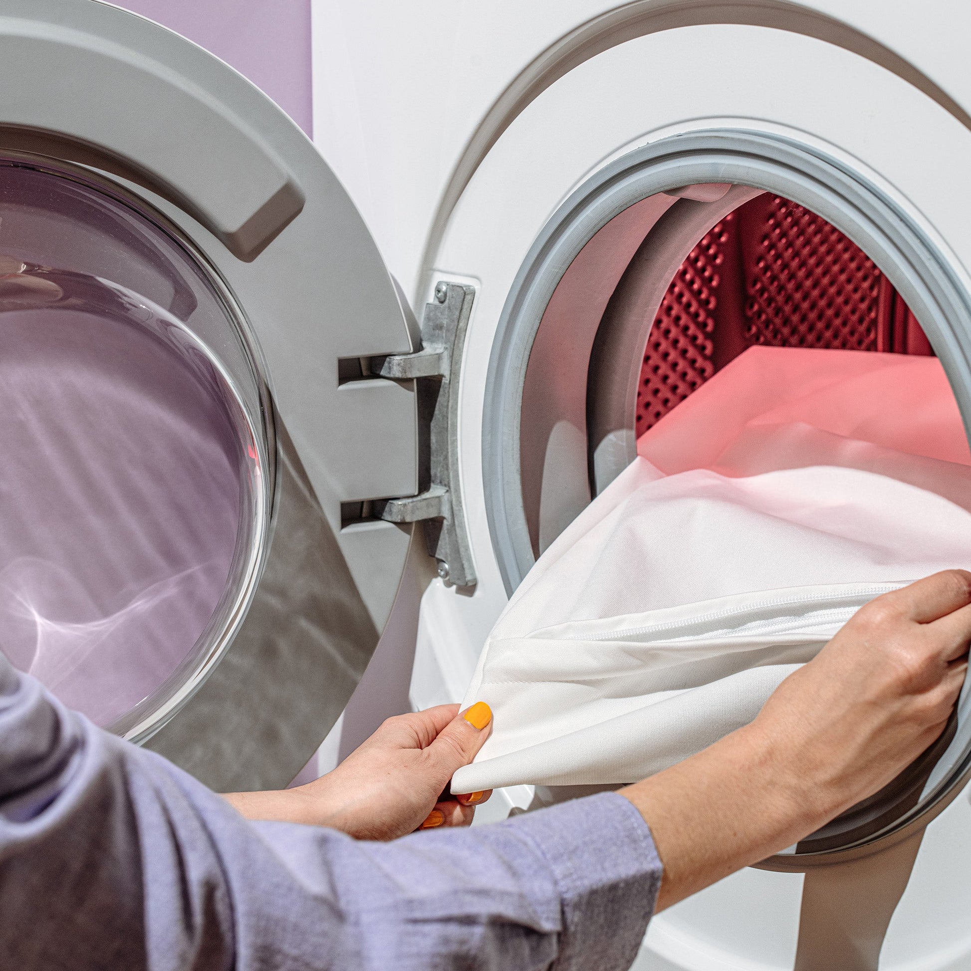 Washing Judes with the large wetbag